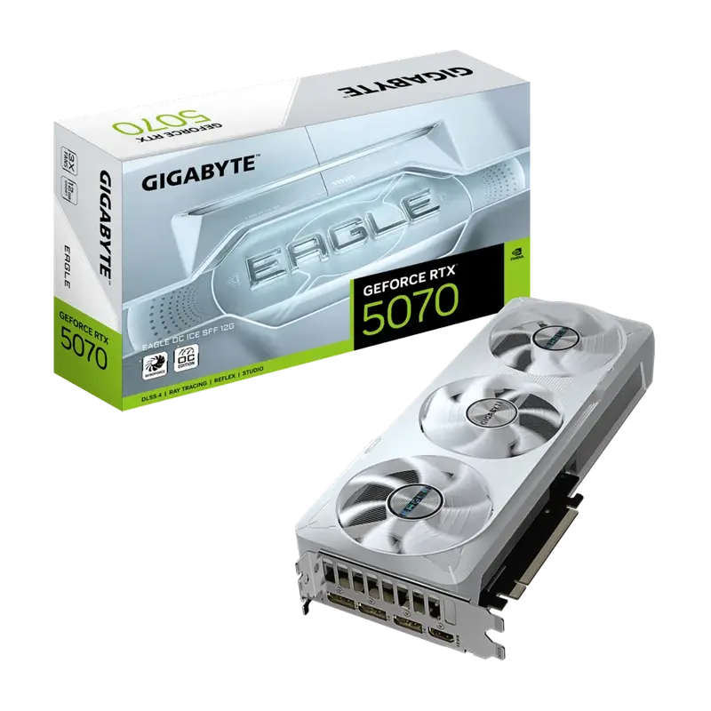 VGA Gigabyte RTX5070 12GB GDDR7 Eagle OC ICE (GV-N5070EAGLEOC ICE-12GD)