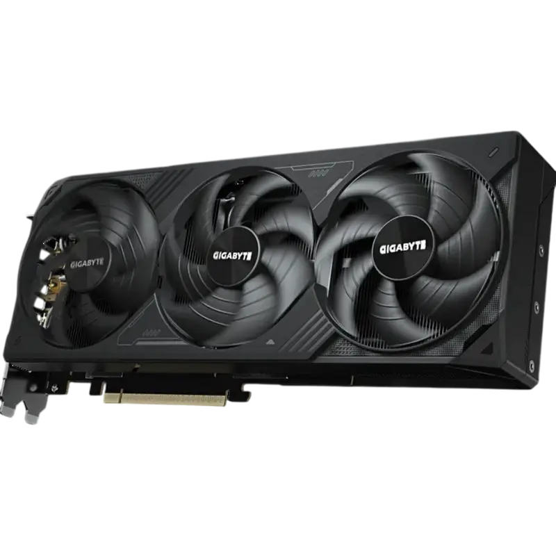 Placă video Gigabyte GeForce RTX 5080 WindForce 16 GB GDDR7, vedere alternativă