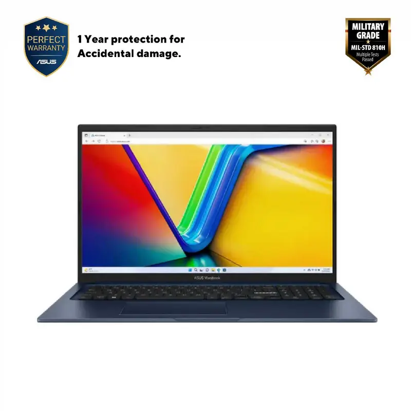 ASUS 17.3" Vivobook 17 X1704VA Blue (Core 5 120U 16Gb 512Gb)