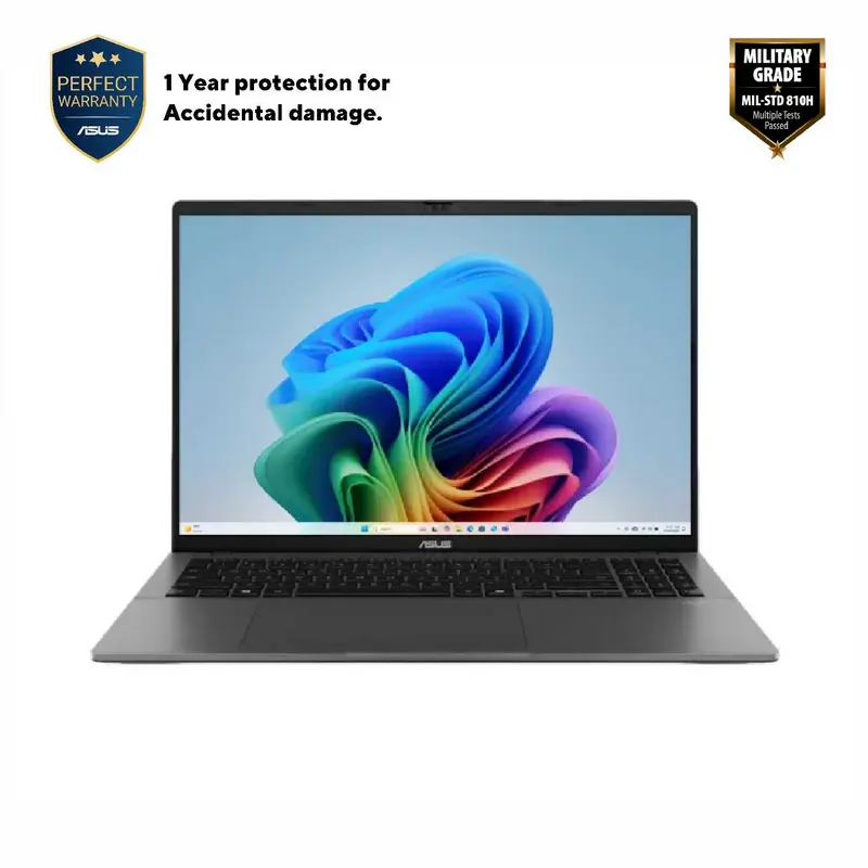 ASUS 16.0" Vivobook S 16 OLED M3607HA Gray (Ryzen 7 260 16Gb 1Tb)
