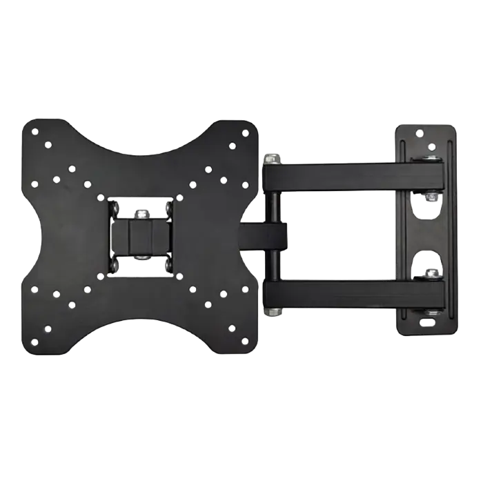 Wall Mount Gembird "WM-37RT-01" Black 17"-37", max.40kg, VESAmm: up200x200, Wall distance:70-240mm