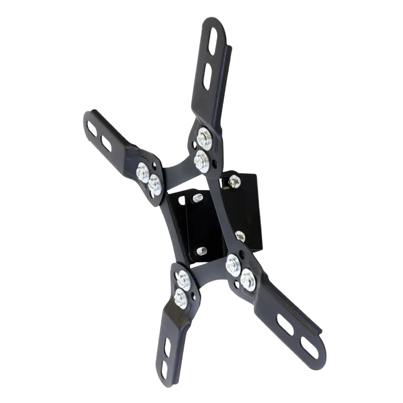 Wall Mount Gembird "WM-42T-01" Black 12"-42", max.10kg, VESA:up200 x 200, Wall distance: 40mm, +15°