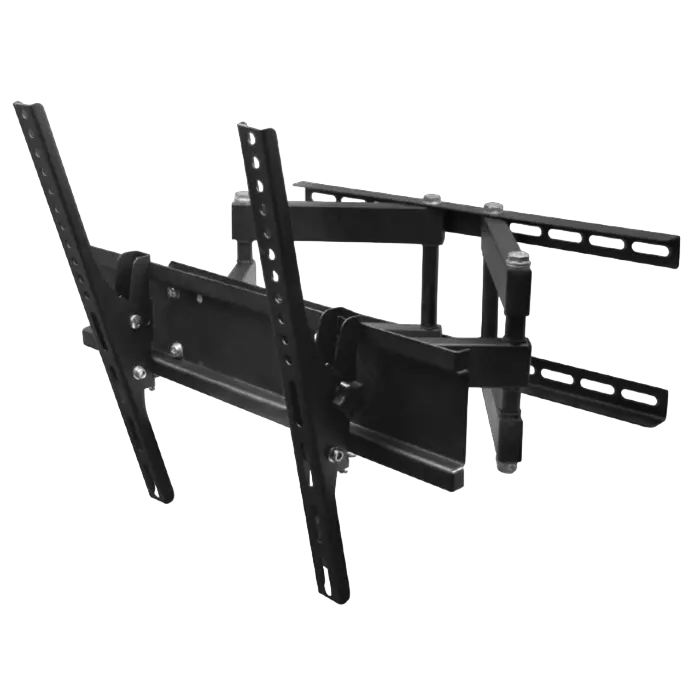 Wall Mount Gembird "WM-55RT-03" Black 26"-55", 50kg, VESA:up 400x400, Wall distance:125-470mm