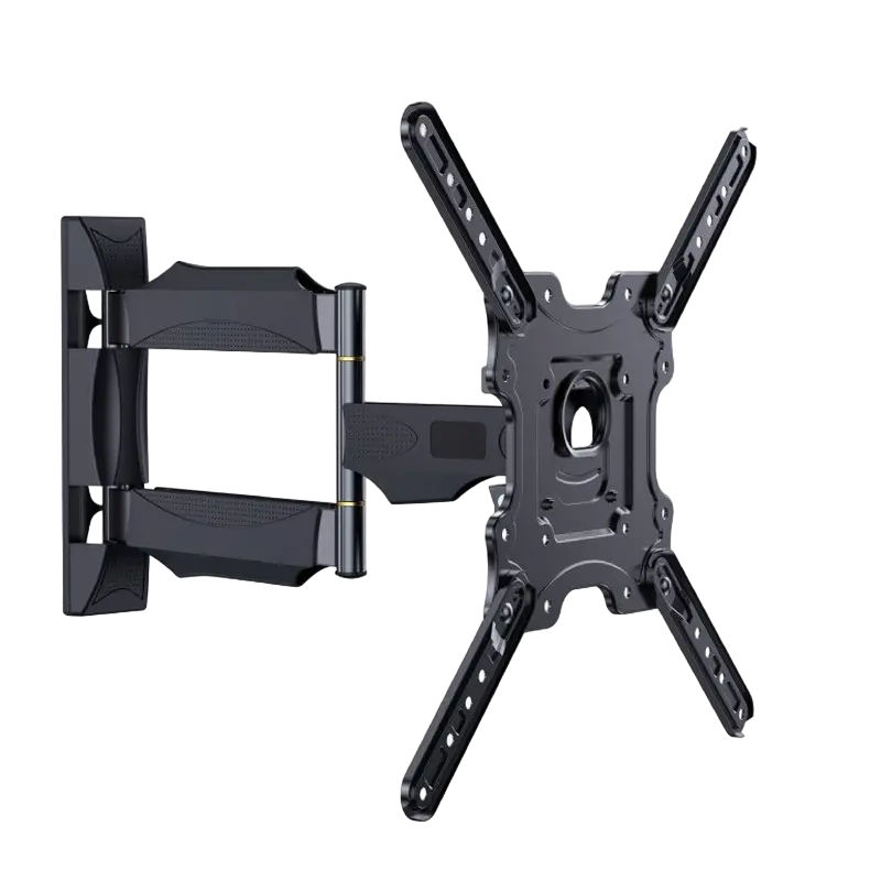 Wall Mount Gembird "WM-55ST-01" Black 32"-55" 32kg VESA:up 400x400, Wall dist:55-499mm ±90°,-5/+8°
