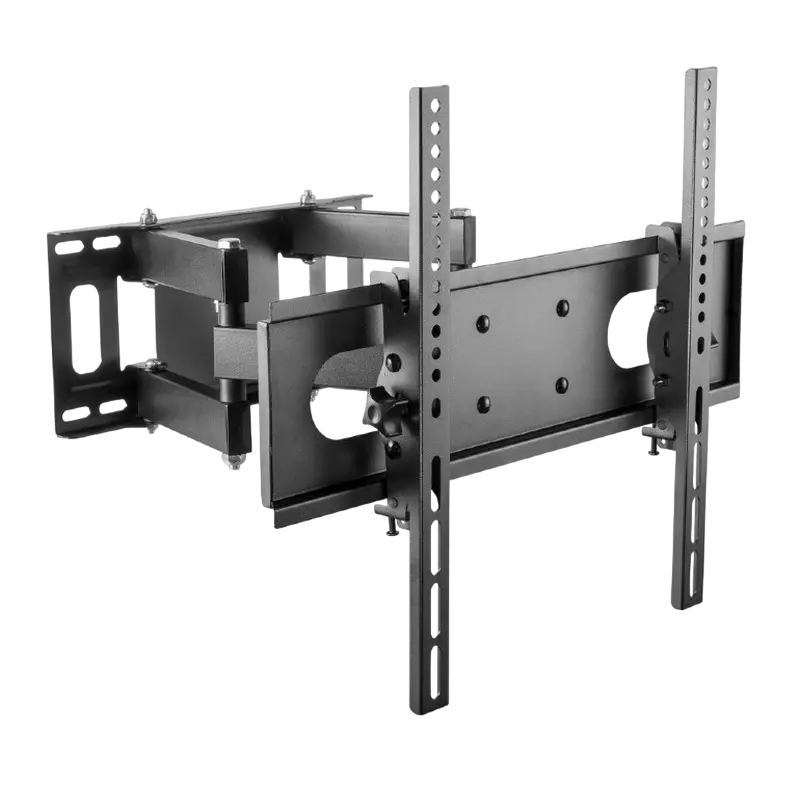 Wall Mount Gembird "WM-55ST-04" Black 32"-55" 35kg VESA:up 400x400, Wall dist:78-400mm ±60°,0°/-20°