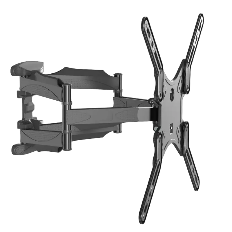 Wall Mount Gembird "WM-60ST-01" Black 32"-60'', 36kg VESA:up 400x400, Wall dist:42-452mm