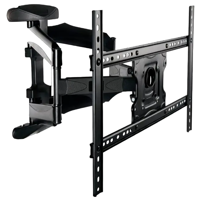Wall Mount Gembird "WM-70RT-01" Black 26"-55", 50kg, VESA:up400x400, Wall distance:125-470mm, +15°