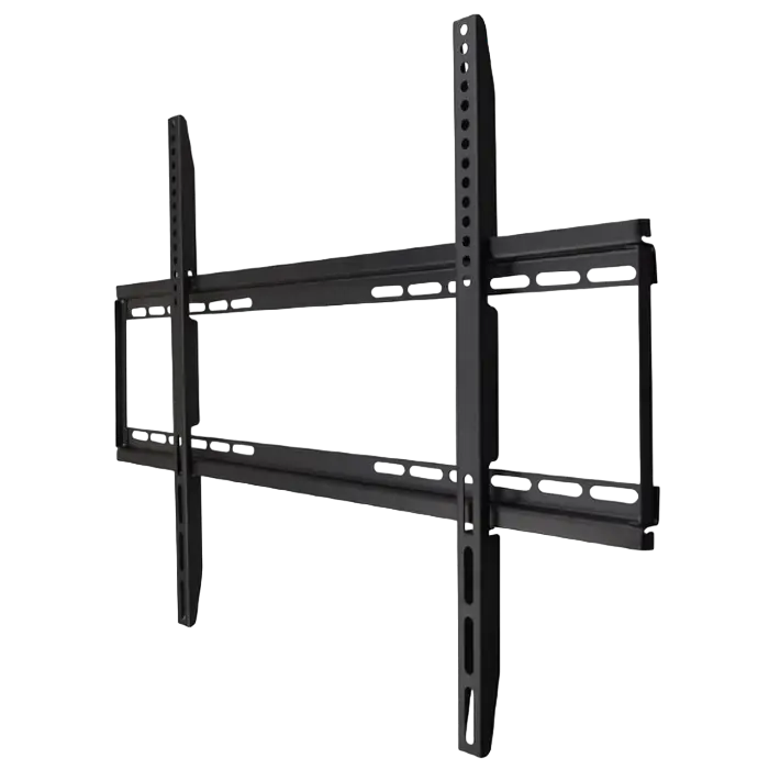 Wall Mount Gembird "WM-75F-01" Black 40"-75", 50kg, VESA:up 600x400, Wall distance: 24mm