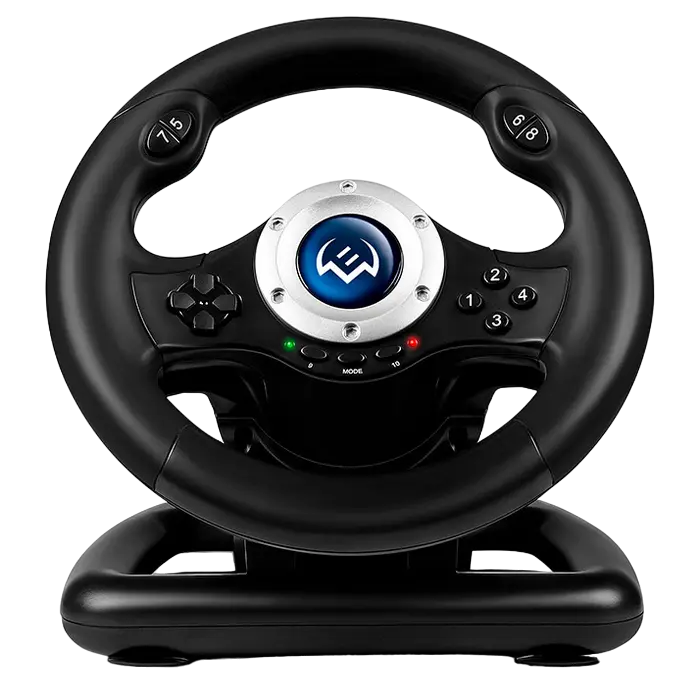 Wheel SVEN GC-W500, 9.5", 180 degree, Pedals, 2-axis, 10 buttons, Vibration feedback, USB