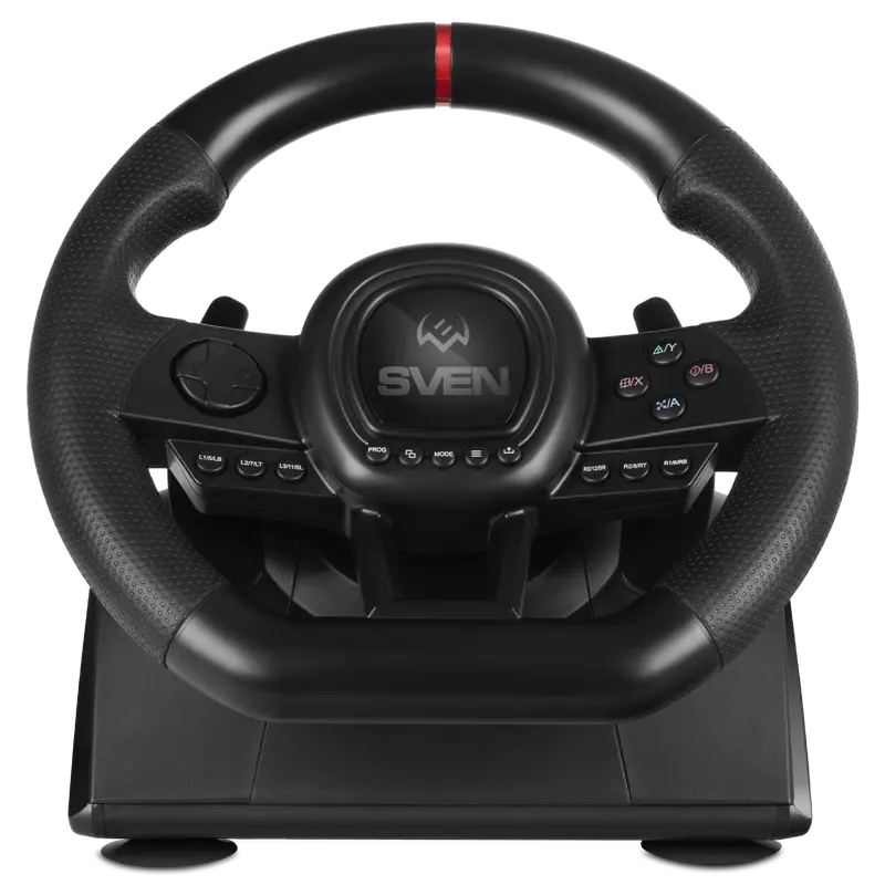 Wheel SVEN GC-W650, 10", 180 degree, Pedals, Tiptronic, 2-axis, 12 buttons, Dual vibration, USB