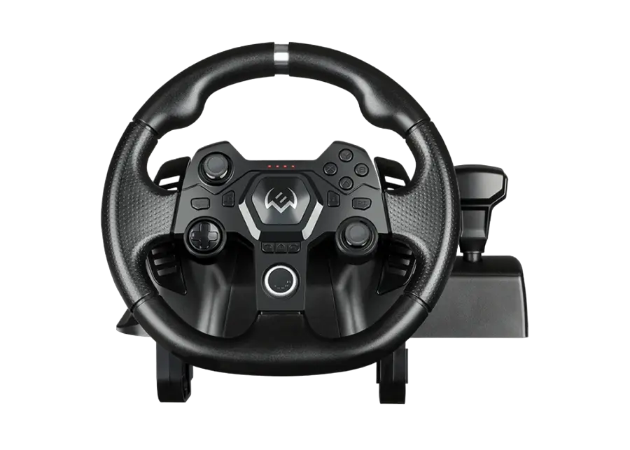 Wheel SVEN GC-W900, 11", 270 degree, Pedals, Tiptronic, 4-axis, 22 buttons, Vibration feedback, USB