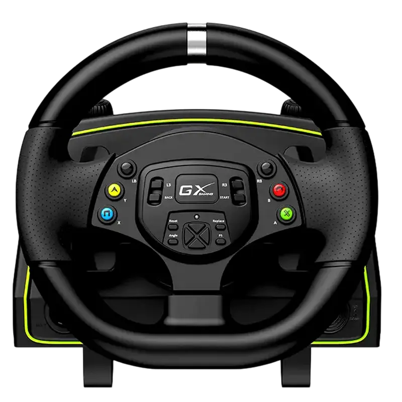 Wheel Genius SpeedMaster X2, 1080 degree, Pedals & Shifter, 18 buttons, Dual-motor vibration, USB, B