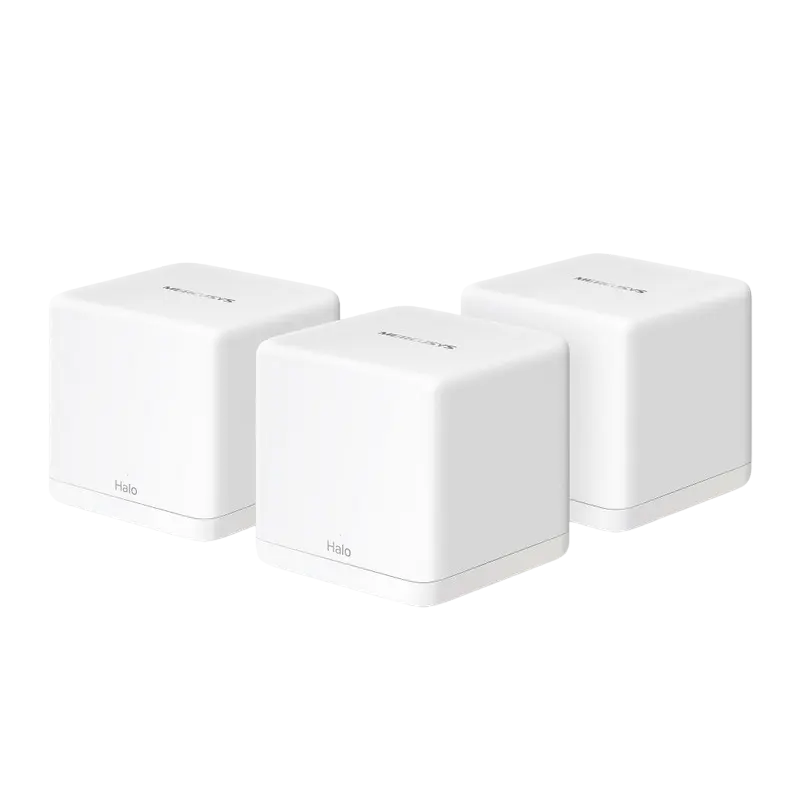 Whole-Home Mesh Dual Band Wi-Fi 6 System MERCUSYS, "Halo H60X(3-pack)", 1500Mbps, MU-MIMO,Gbit Ports