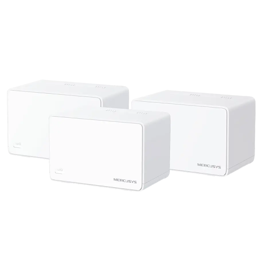 Whole-Home Mesh Dual Band Wi-Fi 6 System MERCUSYS, "Halo H80X(3-pack)", 3000Mbps, MU-MIMO,Gbit Ports