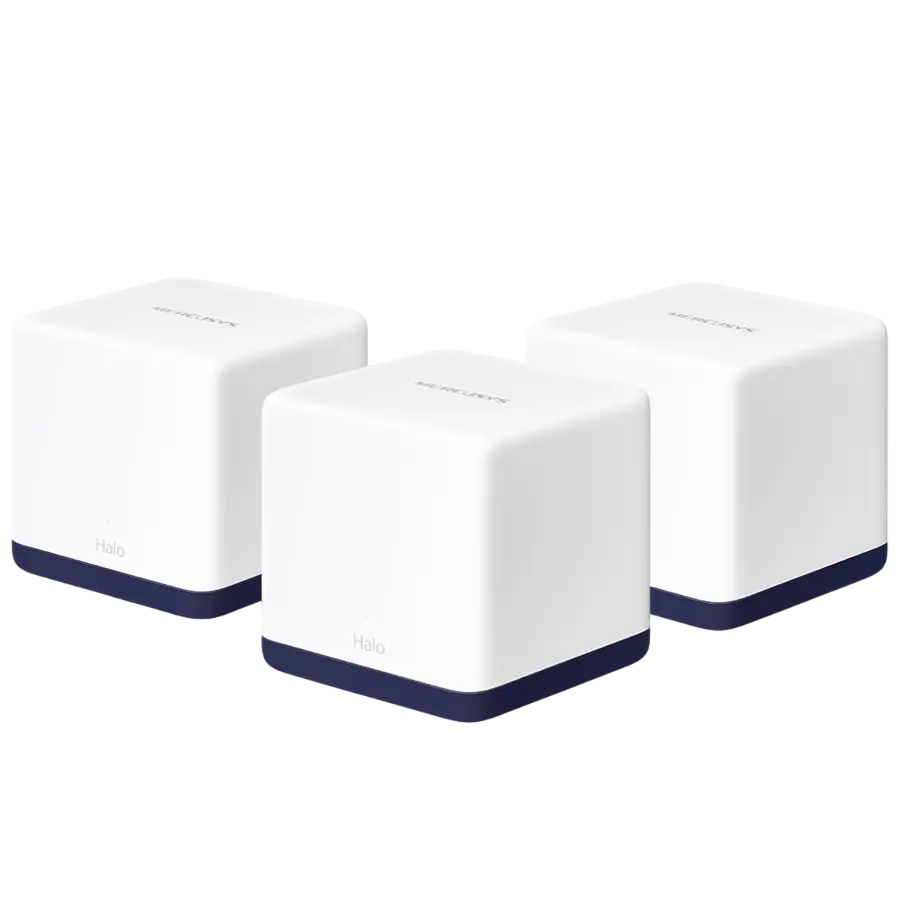 Sistem mesh Wi-Fi Mercusys Halo H50G AC1900 dual-band Gigabit 3-pack