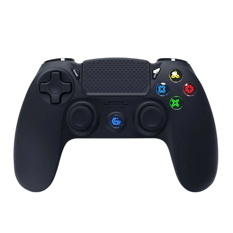 Wireless Gamepad Gembird JPD-PS4BT-01-BK, for PS4+PC,2 analog joysticks, 4-way D-pad, 4 action butto
