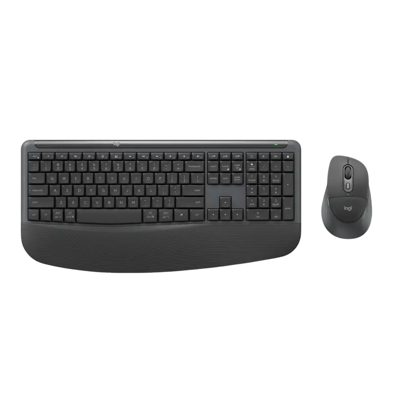 Set tastatură și mouse fără fir Logitech MK880 Signature Comfort Plus Grafit