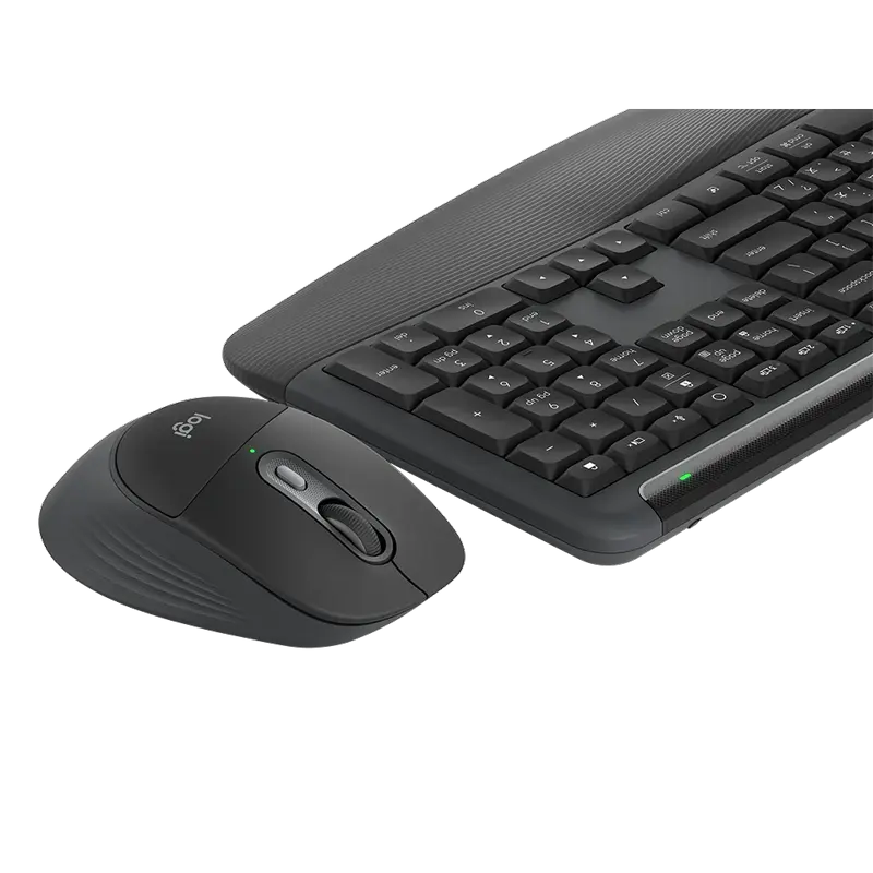 Set tastatură și mouse fără fir Logitech MK880 Signature Comfort Plus Grafit, vedere alternativă