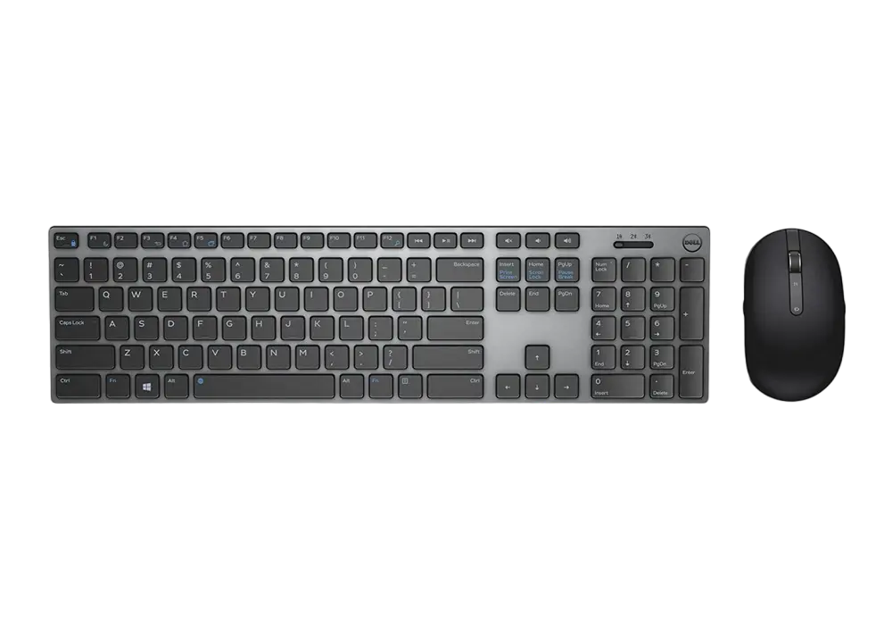Wireless Keyboard & Mouse Dell KM717, Elegant design, Ergonomicall, Premium materials, 2.4 GHz/BT