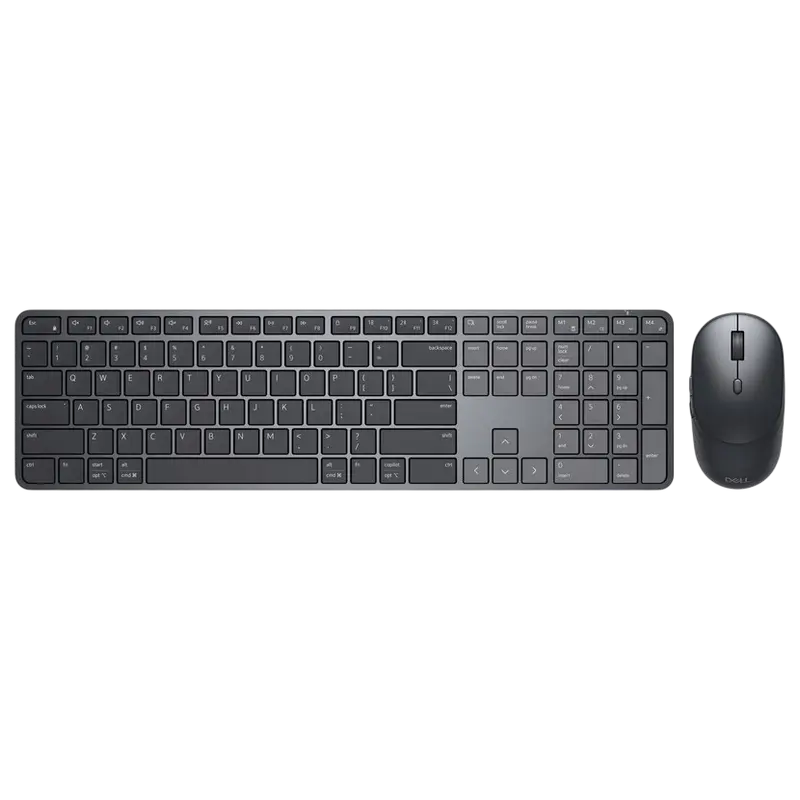 Wireless Keyboard & Mouse Dell Pro 7 Slim Keyboard and Mouse - KM726 - Russian (QWERTY)