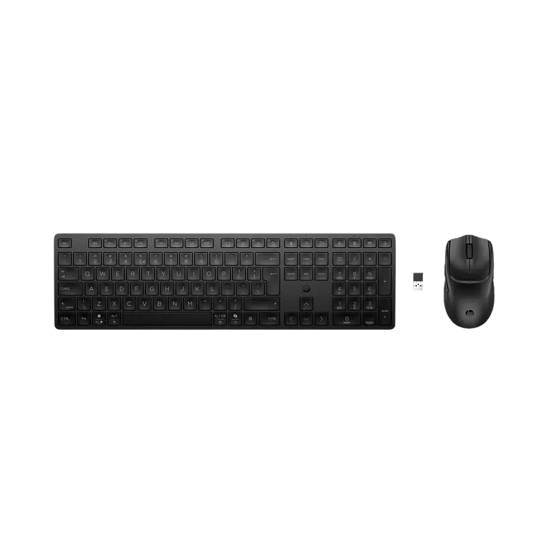 Wireless Keyboard & Mouse HP 490C, Multi-device; Spill resistant, Quiet, 4000dpi, 5 buttons (4prog)