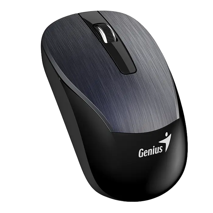 Wireless Mouse Genius ECO-8015, 1200 dpi, 3 buttons, Ambidextrous, 81g, BlueEye, Rechargeable, 2.4Gh