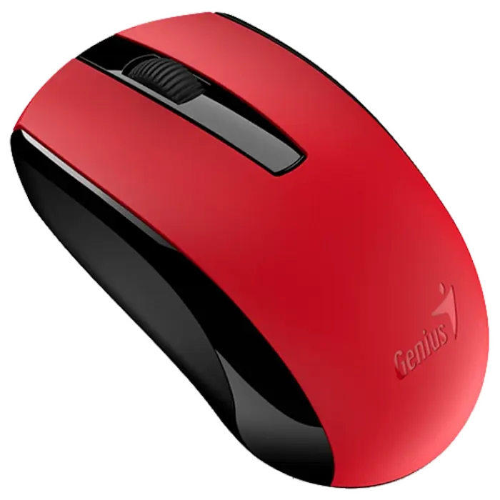 Wireless Mouse Genius ECO-8100, 1200 dpi, 3 buttons, Ambidextrous, 81g, BlueEye, Rechargeable, 2.4Gh