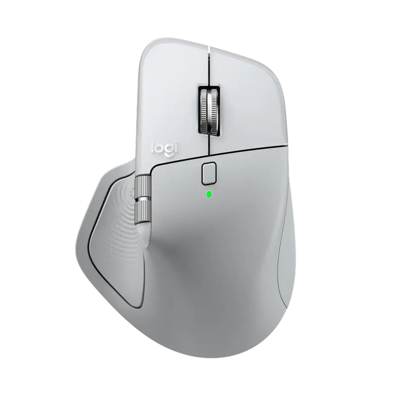 Mouse wireless Logitech MX Master 4 for Mac, 8000 dpi, ergonomic, reincarcabil, alb