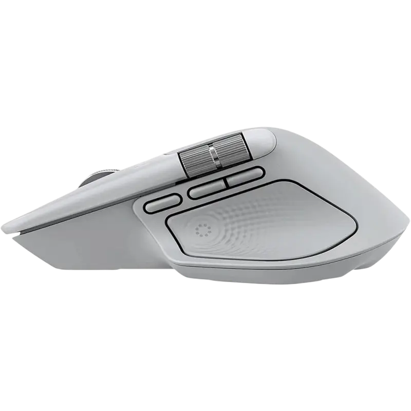 Mouse wireless Logitech MX Master 4 for Mac, 8000 dpi, ergonomic, reincarcabil, alb, imagine suplimentară 7
