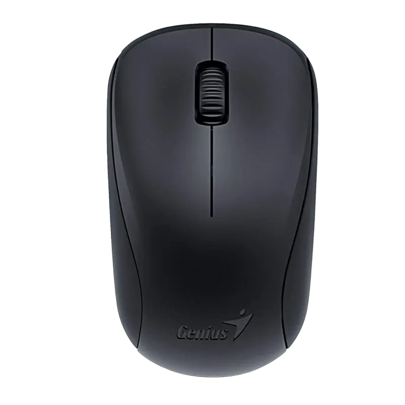 Wireless Mouse Genius NX-7000, 1200 dpi, 3 buttons, Ambidextrous, 56g, BlueEye, 1xAA, 2.4Ghz, Black