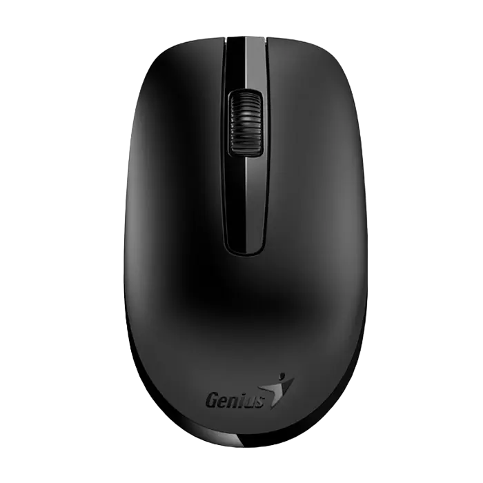 Wireless Mouse Genius NX-7007, 1200 dpi, 3 buttons, Ambidextrous, 54g, BlueEye, 1xAA, 2.4Ghz, Black