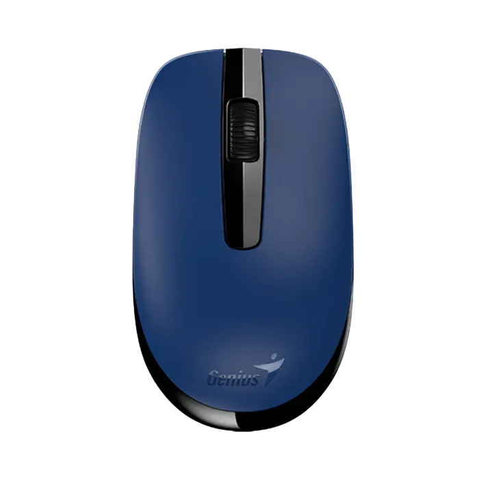 Wireless Mouse Genius NX-7007, 1200 dpi, 3 buttons, Ambidextrous, 54g, BlueEye, 1xAA, 2.4Ghz, Blue