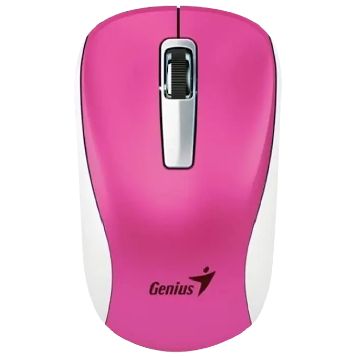 Wireless Mouse Genius NX-7010, 1200 dpi, 3 buttons, Ambidextrous, 57g, BlueEye, 1xAA, 2.4Ghz, Magent