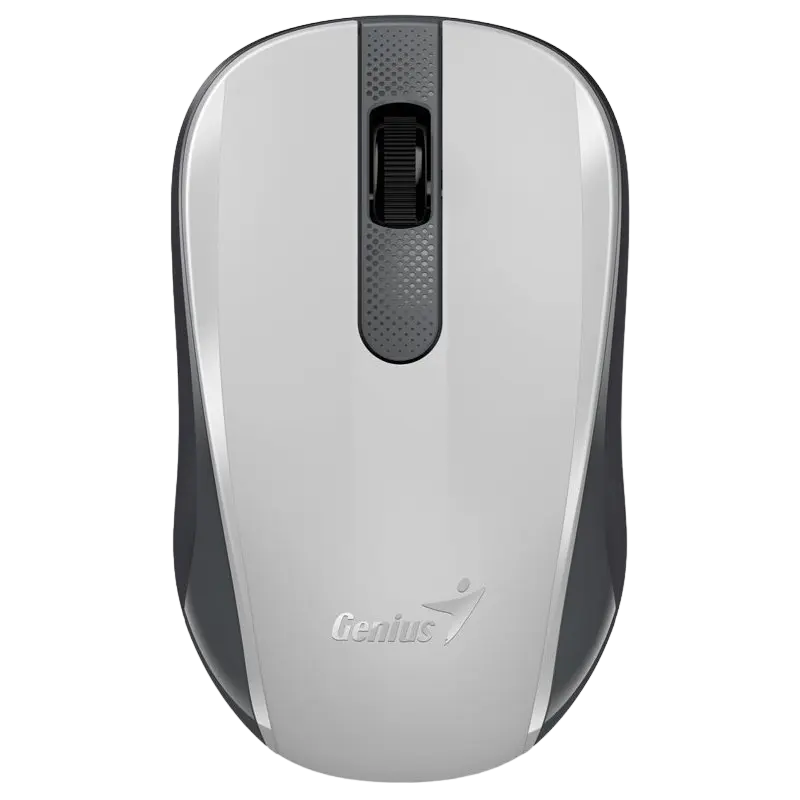 Wireless Mouse Genius NX-8008S, 1200 dpi, 3 buttons, Ambidextrous, 54g, Silent, BlueEye, 1xAA, 2.4Gh