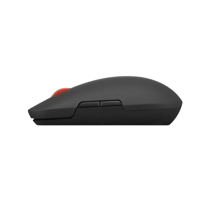 Mouse wireless Lenovo Pro Plus 6050 full-size ambidextru, vedere laterală