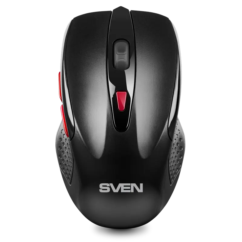 Wireless Mouse SVEN RX-450W, 1200-3200 dpi, 6 buttons, 67g, Ambidextrous, 500mAh, 2.4Ghz, Black
