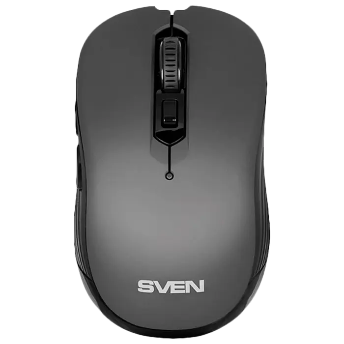 Wireless Mouse SVEN RX-560SW, 800-1600 dpi, 6 buttons, Ergonomic, Silent, Soft-touch, 60g., 1xAA, 2.