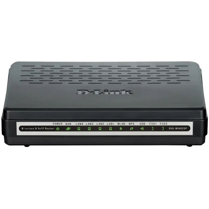 D-Link Wireless N Voip Router, DVG-N5402SP/2S1U/C1A (2*FXS)