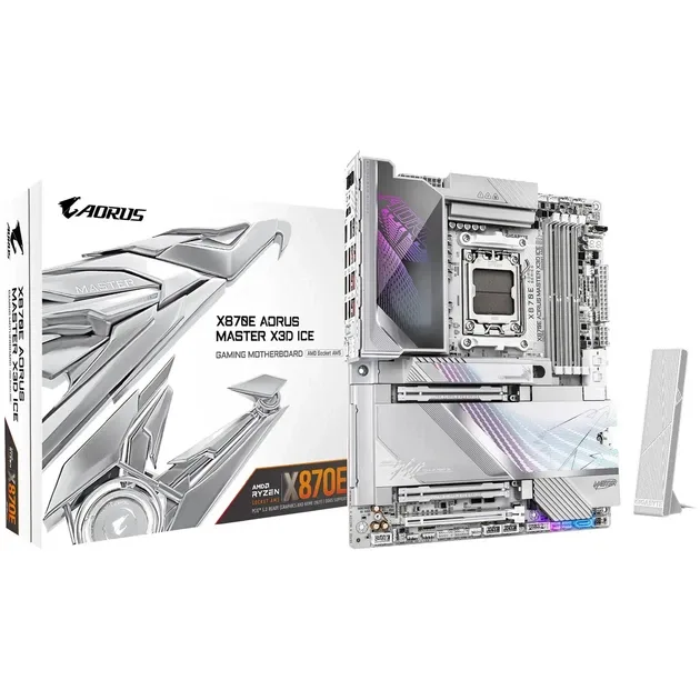 GIGABYTE X870E AORUS MASTER X3D ICE (sAM5, AMD X870E, DDR5