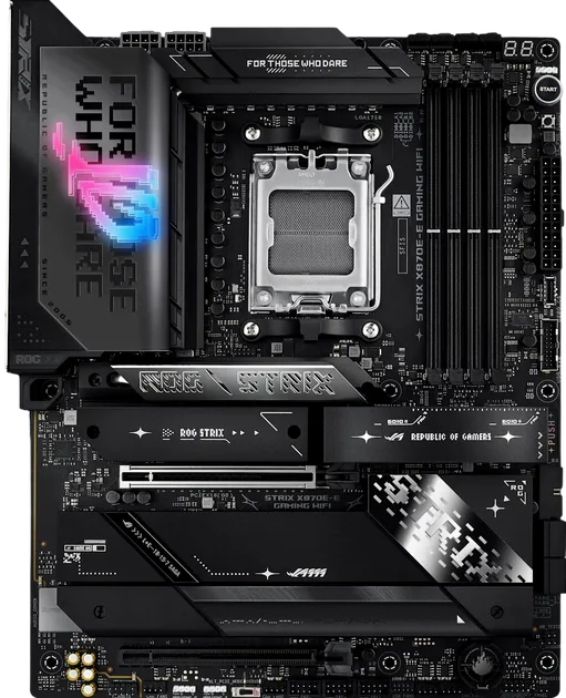Asus X870E-E ROG Strix Gaming Wi-Fi Socket AM5, vedere alternativă