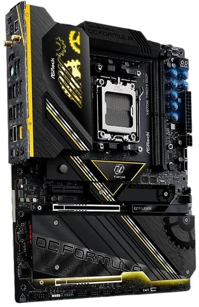 ASRock X870E Taichi OCF, vedere laterală