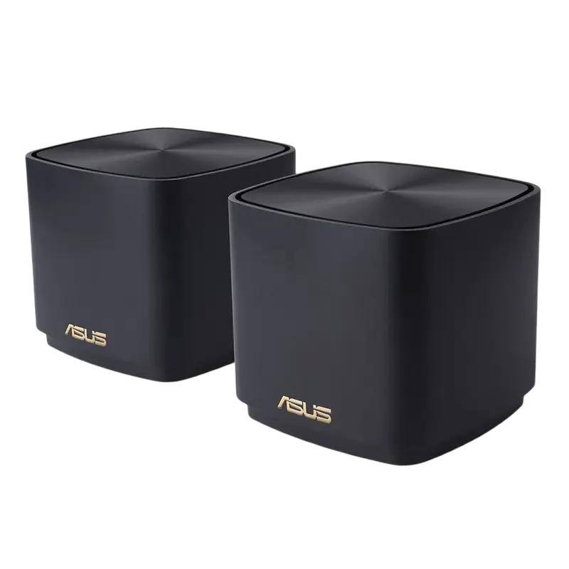 Whole-Home Mesh Dual Band Wi-Fi 6 System ASUS, "ZenWiFi XD4 Plus (2-pack), Black", 1775Mbps, OFDMA