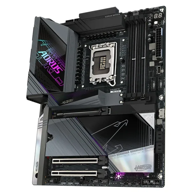 Gigabyte Z890 Aorus Master, vedere laterală