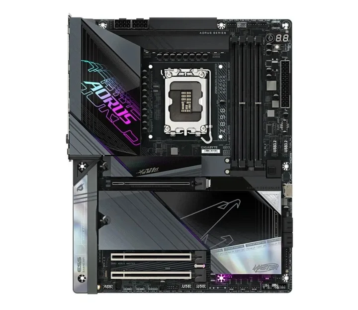 Gigabyte Z890 AORUS MASTER, vedere laterală