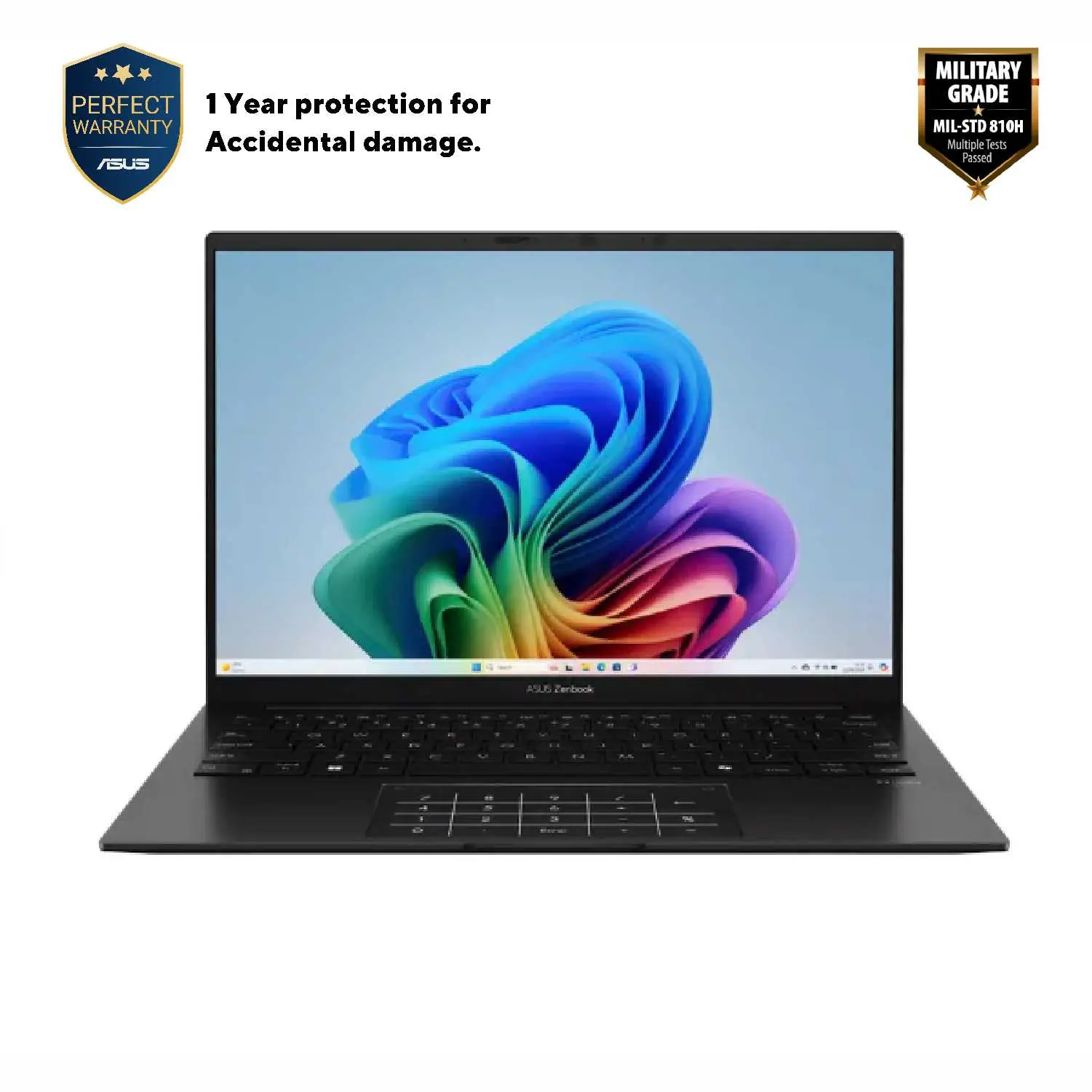 ASUS 14.0" Zenbook 14 OLED UM3406KA Black (Ryzen AI 7 350 16Gb 1Tb)