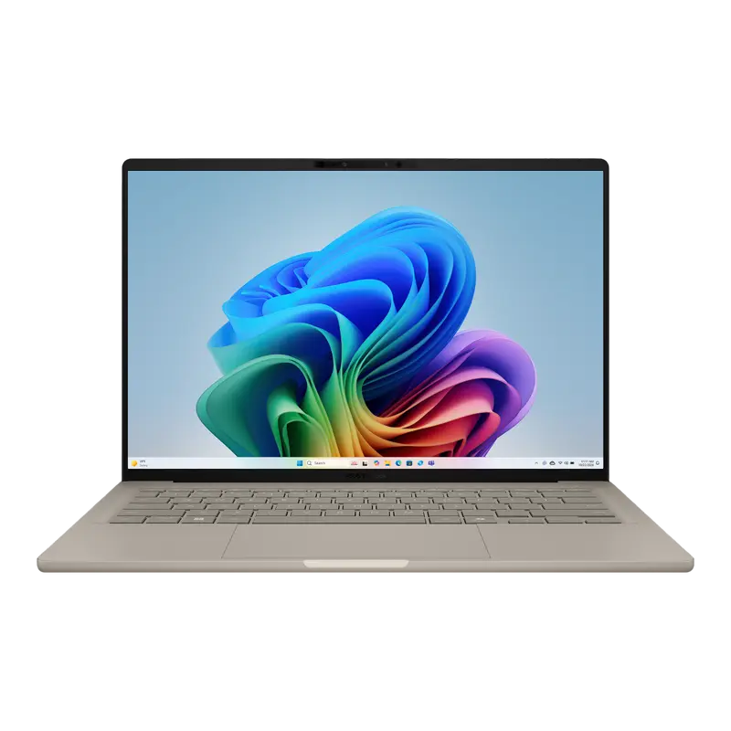 ASUS 14.0" Zenbook A14 OLED UX3407QA Beige (Snapdragon X X1-26-100 16Gb 512Gb Win 11)