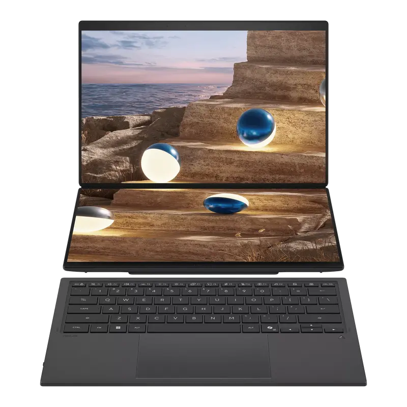 ASUS 14.0" Zenbook DUO UX8407AA Gray (Core Ultra X9 388H 32Gb 1Tb Win 11)