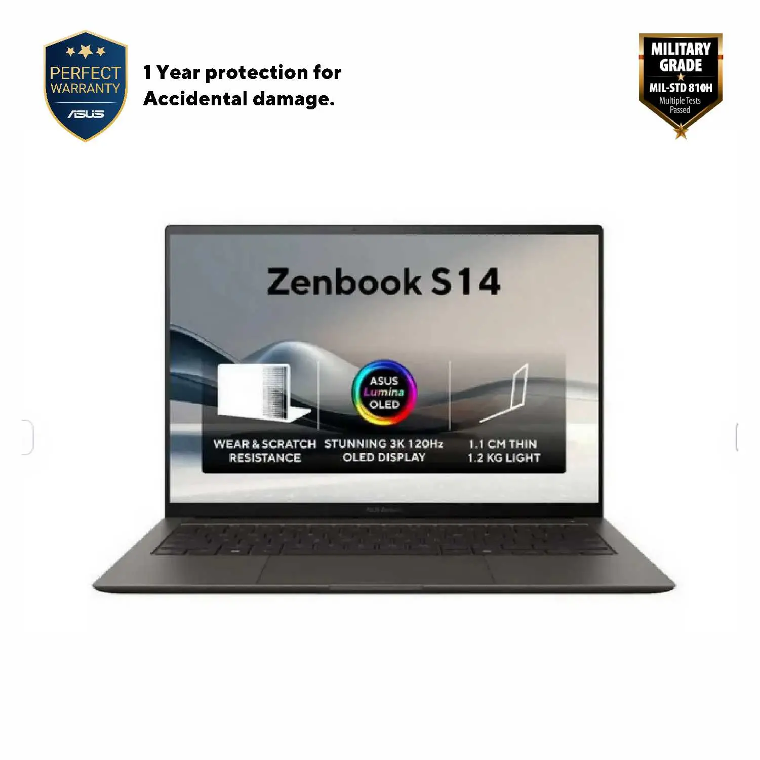 ASUS 14.0" Zenbook S 14 UX5406SA Gray (Core Ultra 7 258V 32Gb 1Tb Win 11)