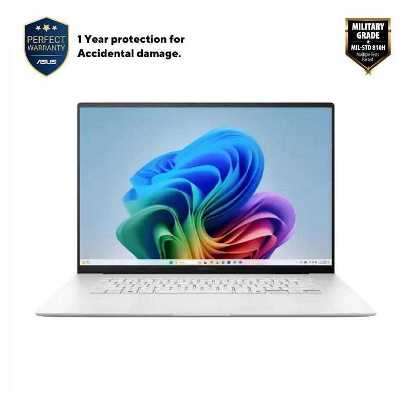 ASUS 16.0" Zenbook S 16 OLED UM5606WA White (Ryzen AI 9 365 24Gb 1Tb Win 11)