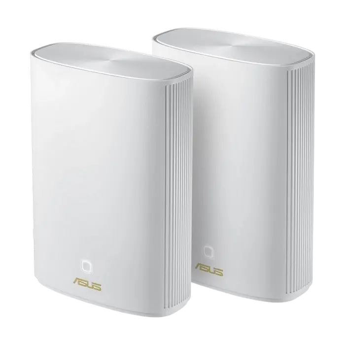 Whole-Home Mesh Dual Band Wi-Fi 6 System ASUS, "ZenWiFi AX Hybrid XP4 2pk", AX1800, AV1300, USB3.0